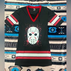 Black and Red Hockey Mask Dress